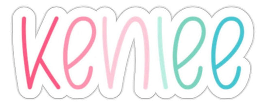 Custom Name Sticker