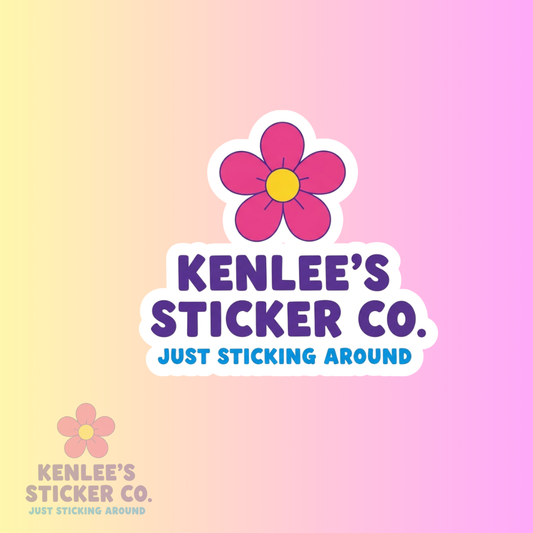 Kenlee's Sticker Co. Logo Sticker