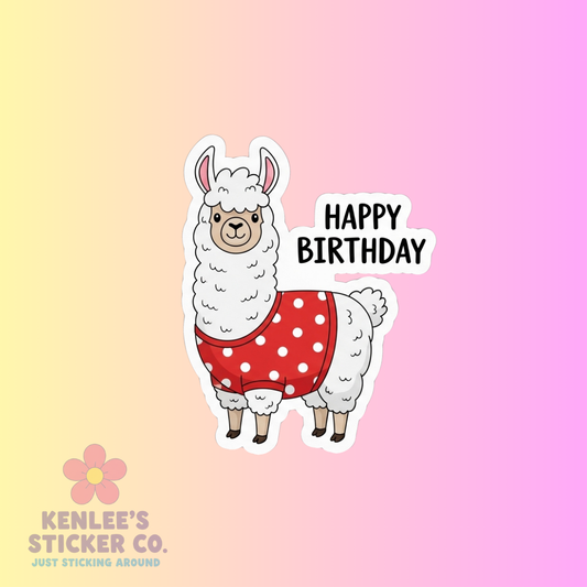 Happy Birthday Llama