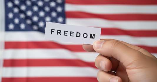 FREEDOM Sticker – Bold Block Letter Design