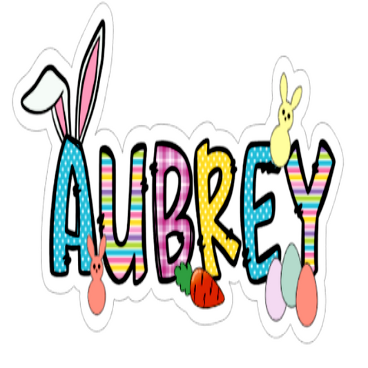 Easter Name Sticker